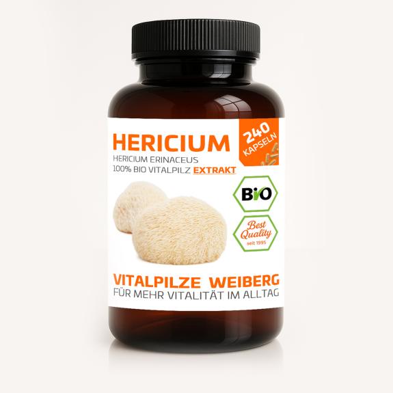 Original Weiberg GmbH, Hericium Bio Extrakt, 240 Kapseln